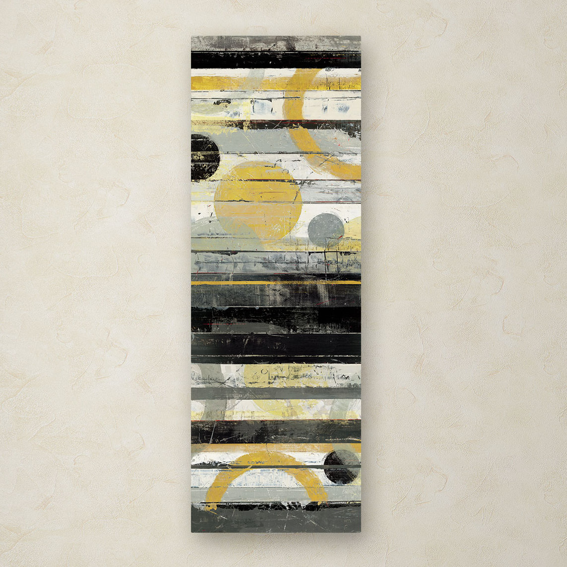 Wade Logan® Yellow Zephyr Panel by Mike Schick - Print on Canvas